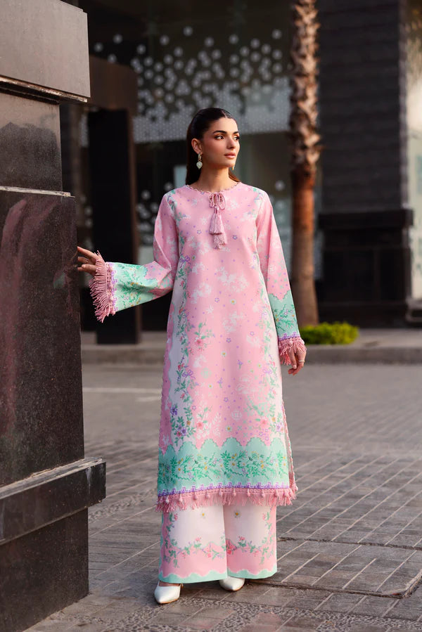 NAQSH Cocktail Summer '26 Blush Bloom Unstitched 3 Piece Suit