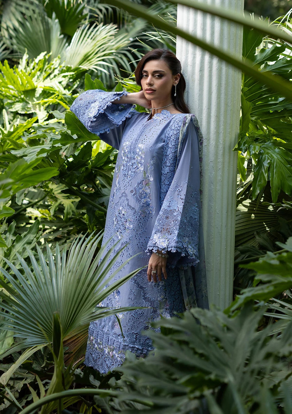 Elaf Luxury Lawn Vol II '26 – Lavender Luxe – Unstitched 3 Piece