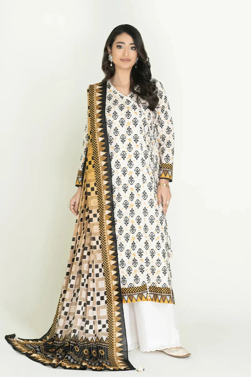 KHAS Amaira Lawn Suit 2 Piece stitched