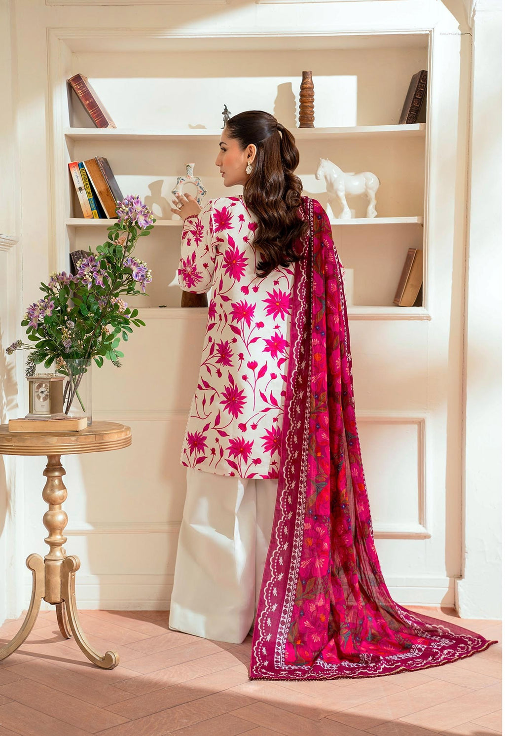Raha Premium Printkari by Rajbari Vol 02 - Design 10 - Unstitched 3 Piece