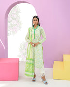 GulAhmed Soft Bloom Printed Lawn Suit