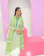 GulAhmed Soft Bloom Printed Lawn Suit
