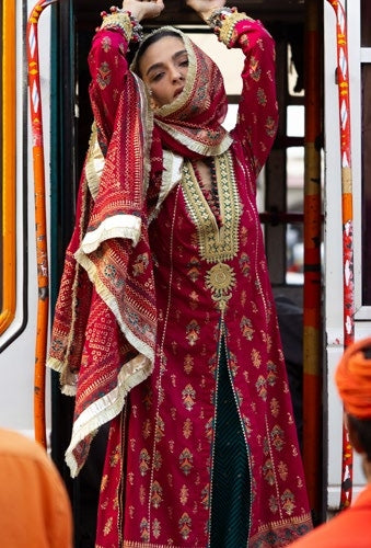 GulAhmed Chunri Luxury Chiffon 3 Piece Suit