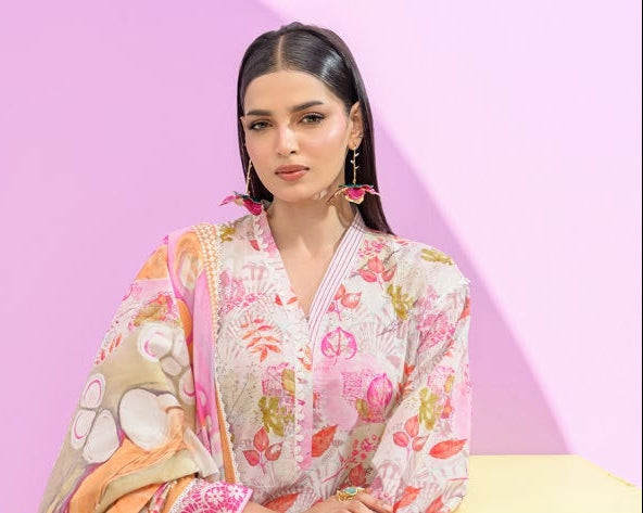 GulAhmed Printed Elegance Printed Lawn Suit