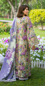 Elaf Bridgerton Giardino Printed Lawn 3 Piece Suit
