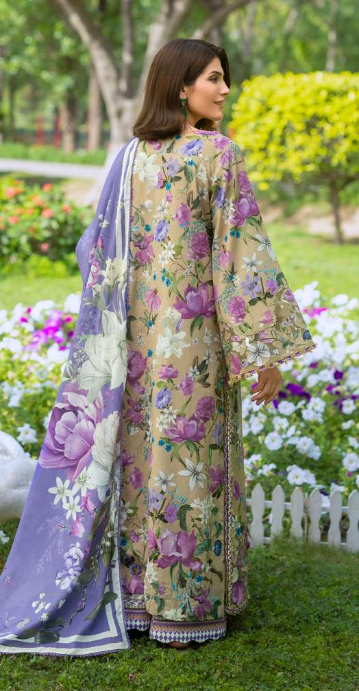 Elaf Bridgerton Giardino Printed Lawn 3 Piece Suit
