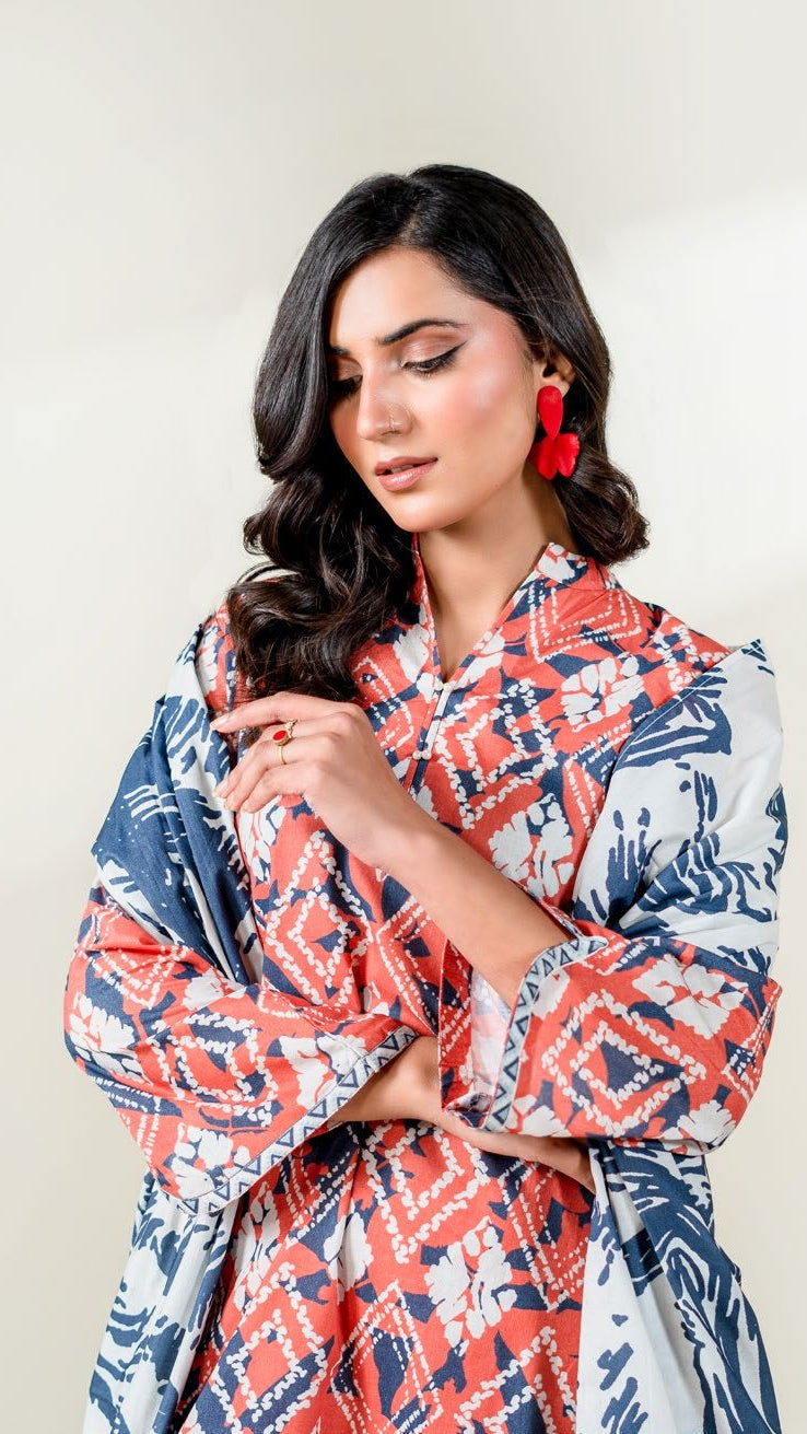 3-piece printed │Noor-e-Subah KHAS Lawn Suit