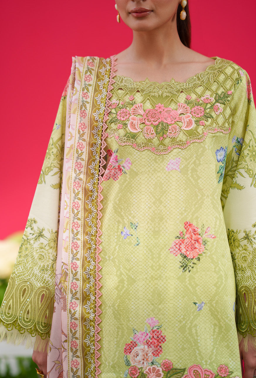 Parishay Azmir Printed Lawn 3 Piece Suit