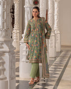 GulAhmed Soft Bloom Printed Lawn Suit
