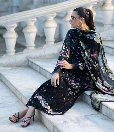 Elaf Premium ESG-2B Sasha Unstitched 3 Piece Lawn Suit