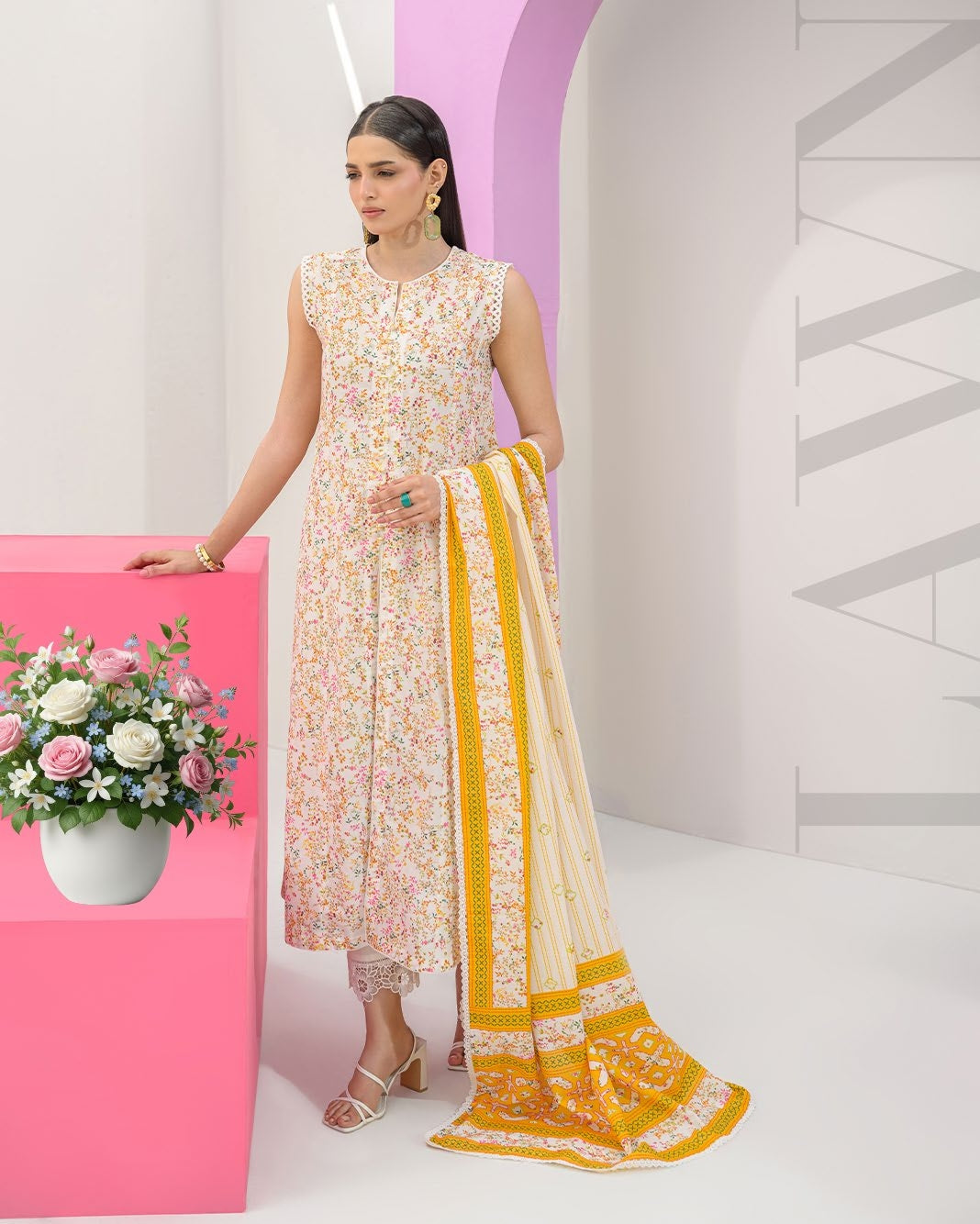 GulAhmed Verdant Dreams Printed Lawn Suit