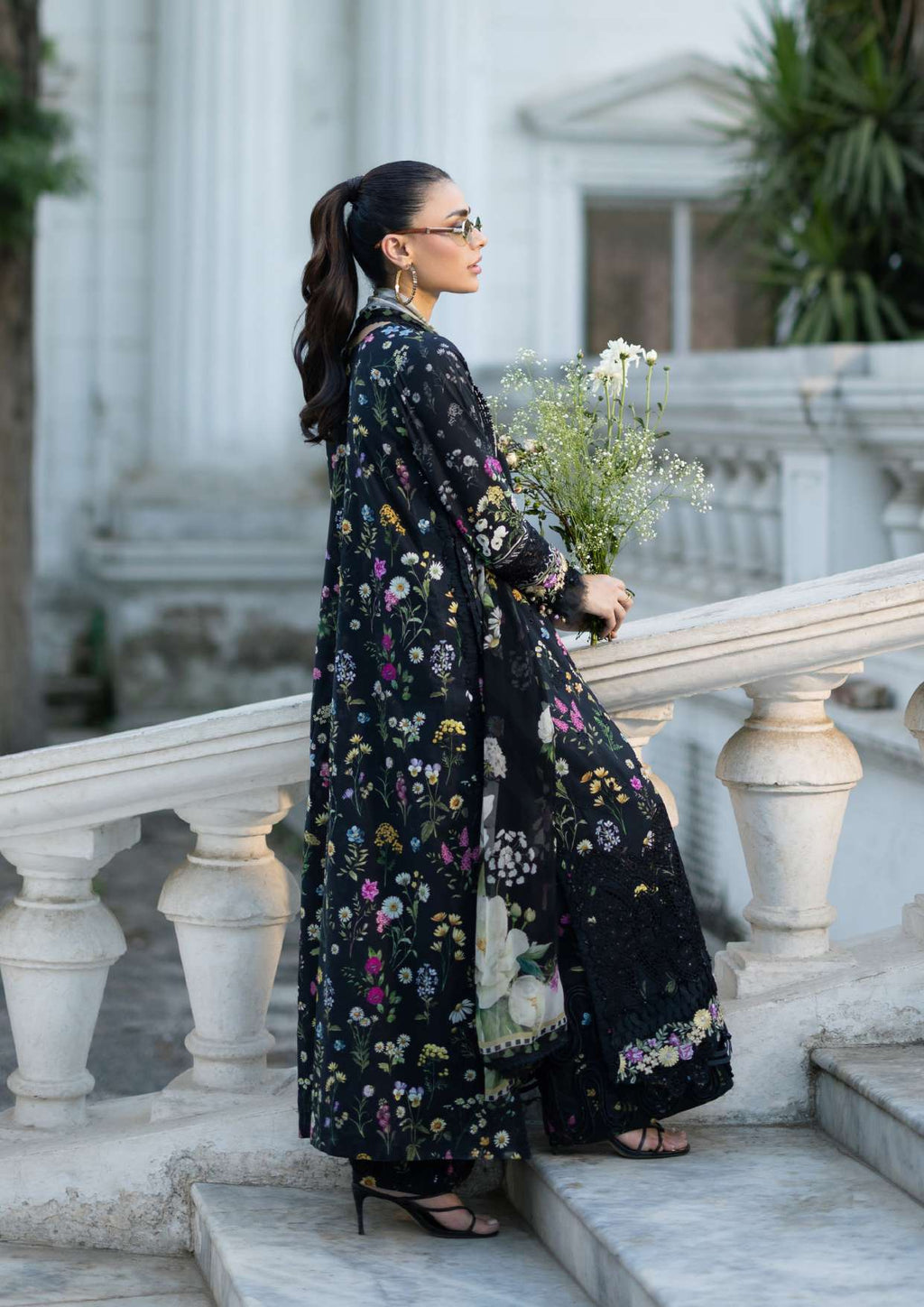 Elaf Premium ESG-2B Sasha Unstitched 3 Piece Lawn Suit