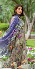 Elaf Bridgerton Giardino Printed Lawn 3 Piece Suit