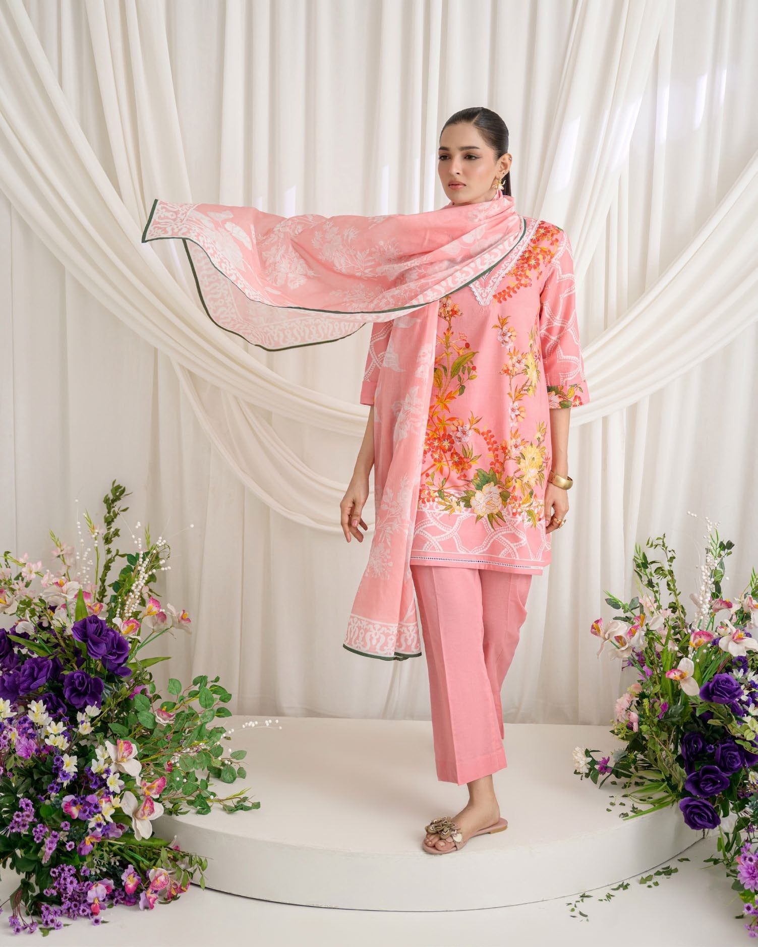 GulAhmed Soft Serenity Dobby Lawn Suit