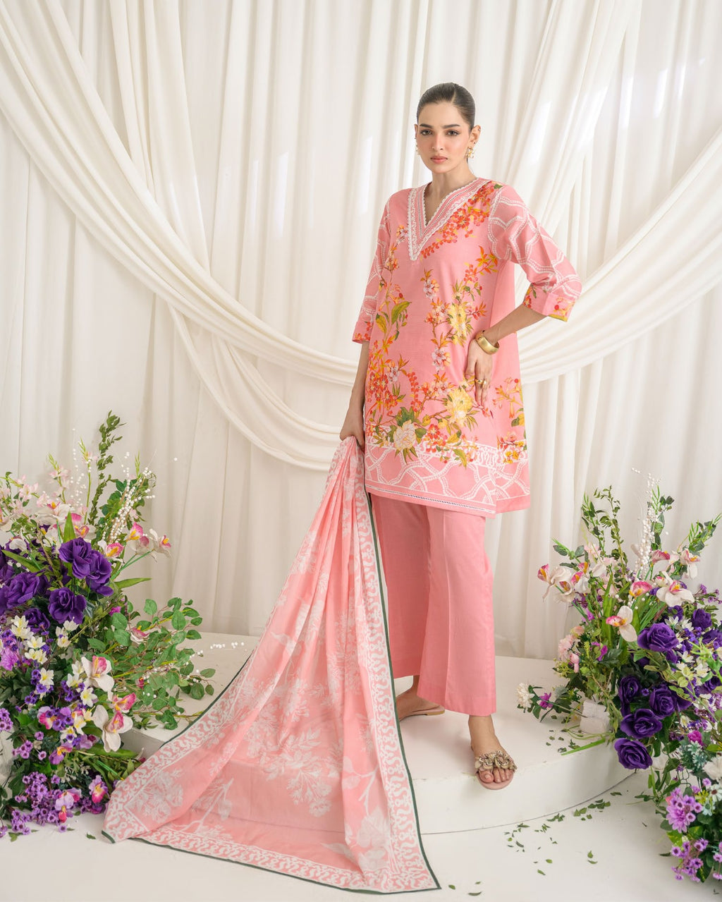 GulAhmed Soft Serenity Dobby Lawn Suit