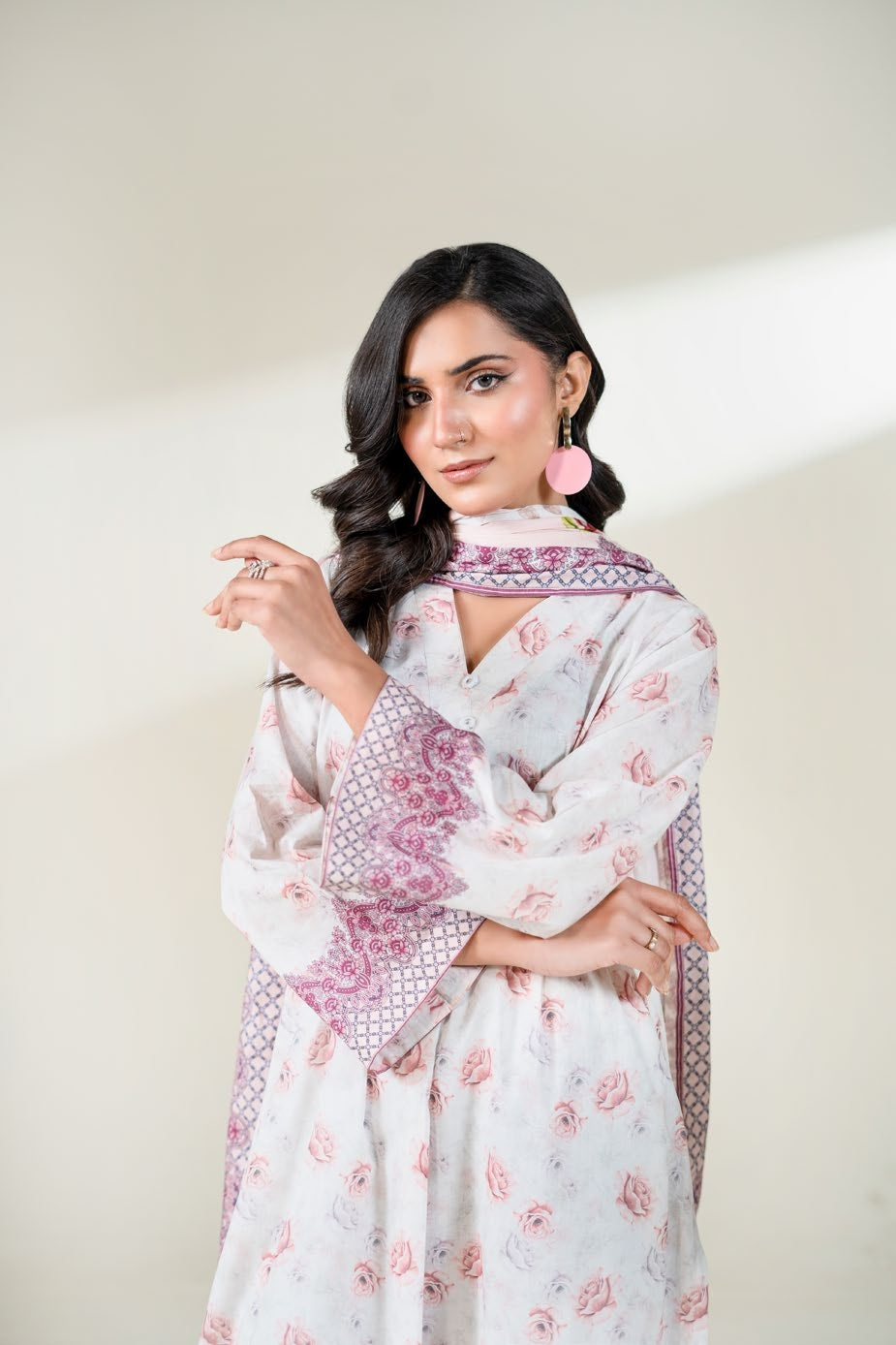 3-piece printed │Noor-e-Subah KHAS Lawn Suit