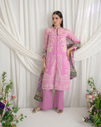 GulAhmed Luxe Petals Dobby Lawn Suit