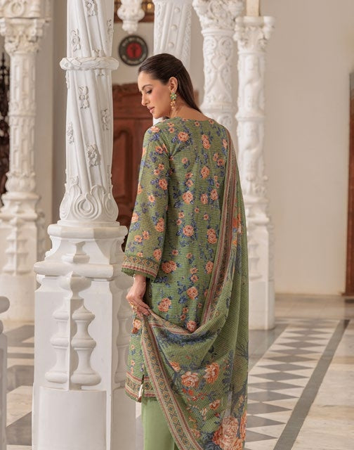 GulAhmed Soft Bloom Printed Lawn Suit