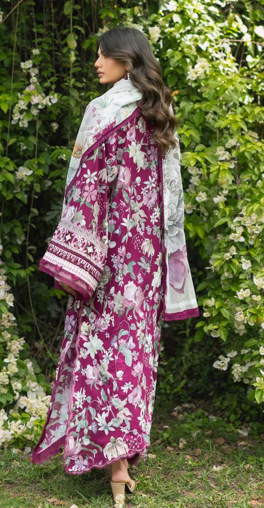 Elaf Bridgerton Dolce Rosa Printed Lawn 3 Piece Suit