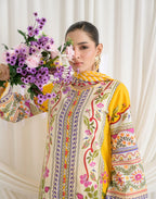 GulAhmed Flora Unfiltered Dobby Lawn Suit