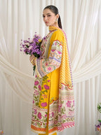 GulAhmed Flora Unfiltered Dobby Lawn Suit
