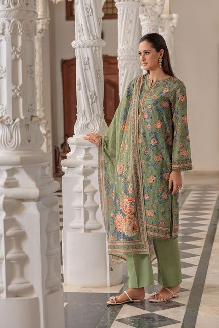 GulAhmed Soft Bloom Printed Lawn Suit