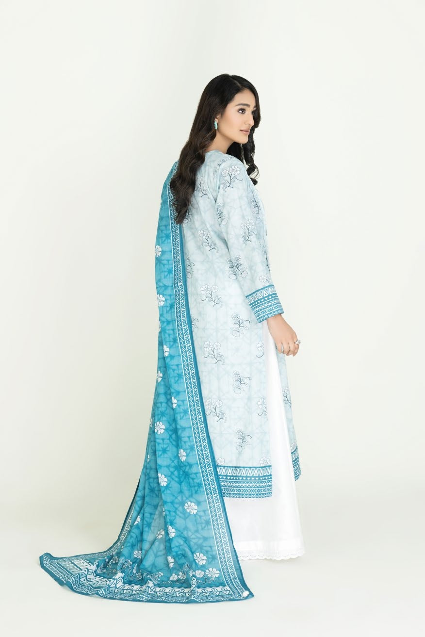 KHAS Amaira Lawn Suit 2 Piece stitched