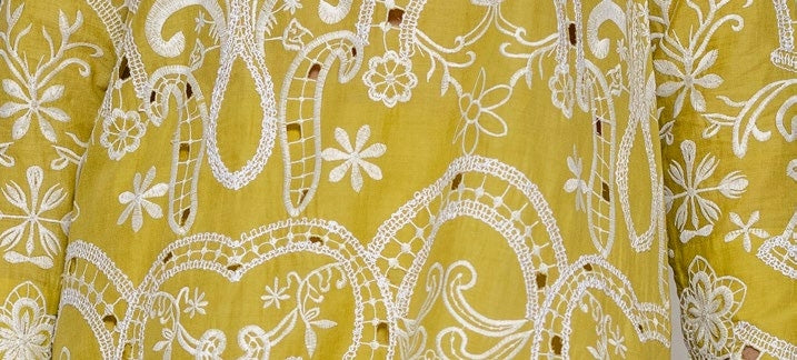 3-piece suit Fancy Embroidered│GulAhmed Lawn│Freesia