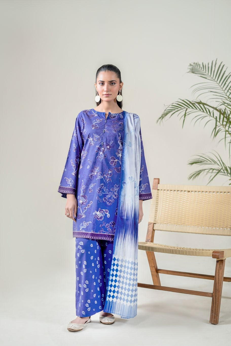 3-piece printed │Noor-e-Subah KHAS Lawn Suit