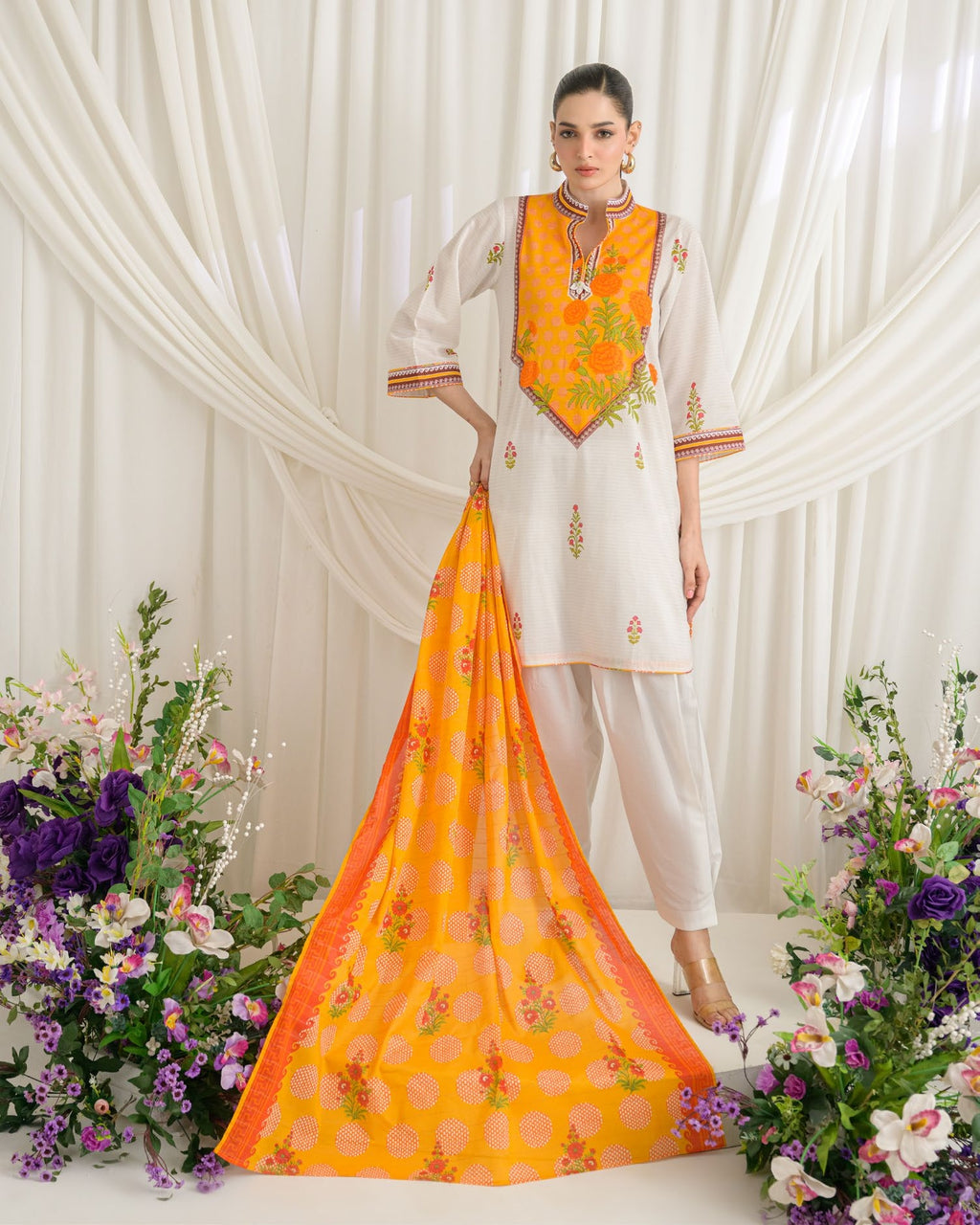 GulAhmed Fresh Aura Mehsuri Lawn Suit