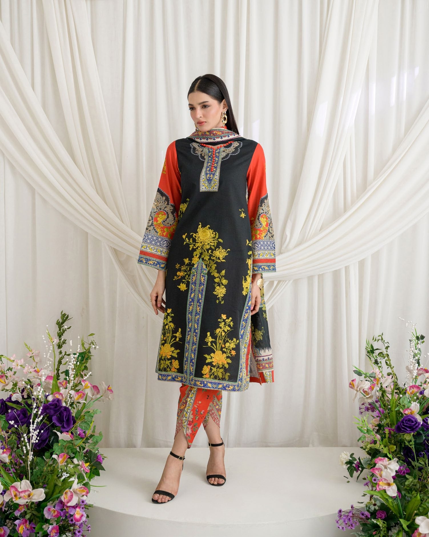 GulAhmed Elegant Drift Dobby Lawn Suit