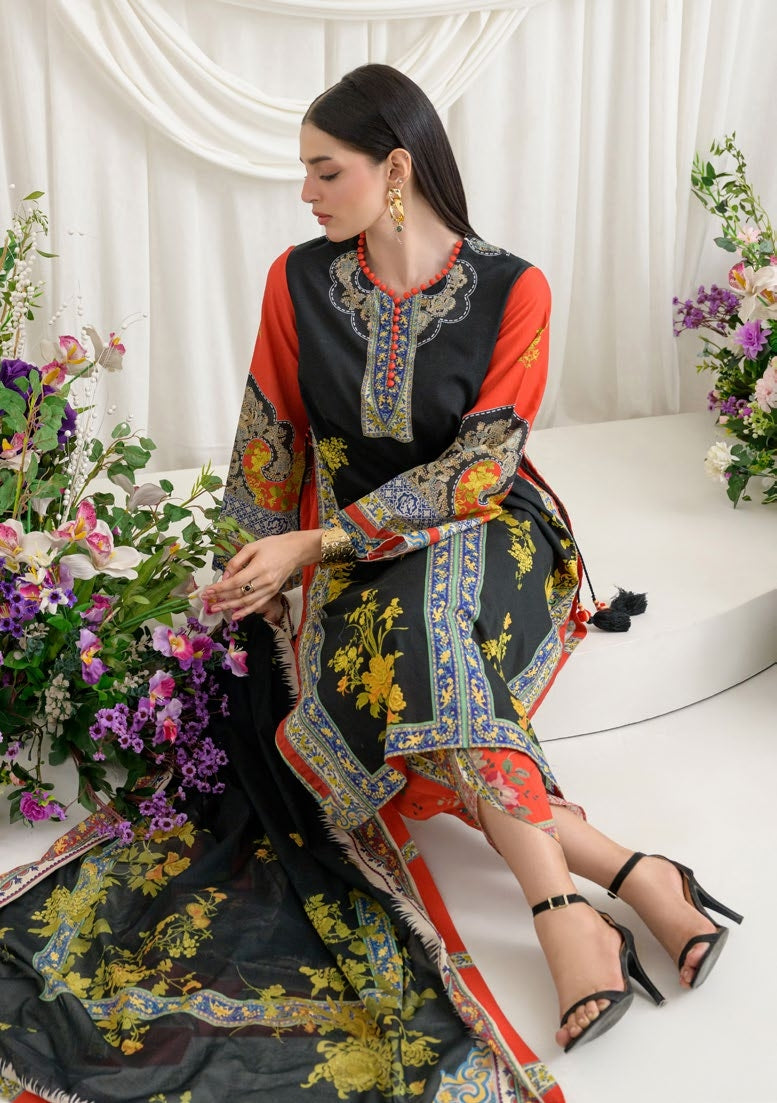 GulAhmed Elegant Drift Dobby Lawn Suit
