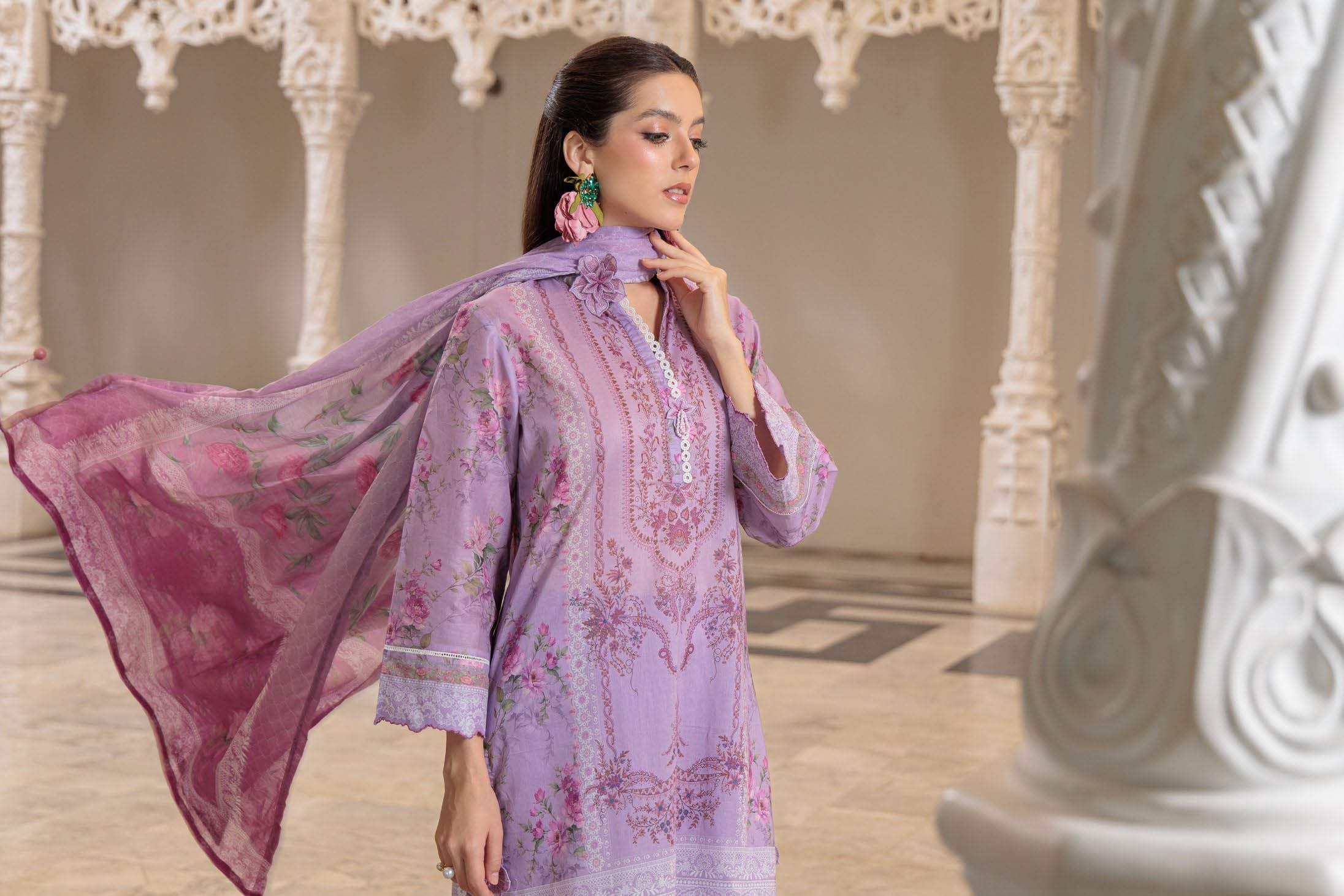 GulAhmed Gentle Motion Printed Lawn Suit
