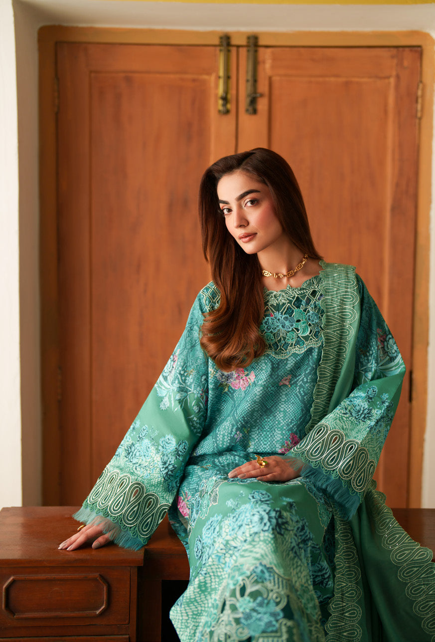 Parishay Azmir Printed Lawn 3 Piece Suit