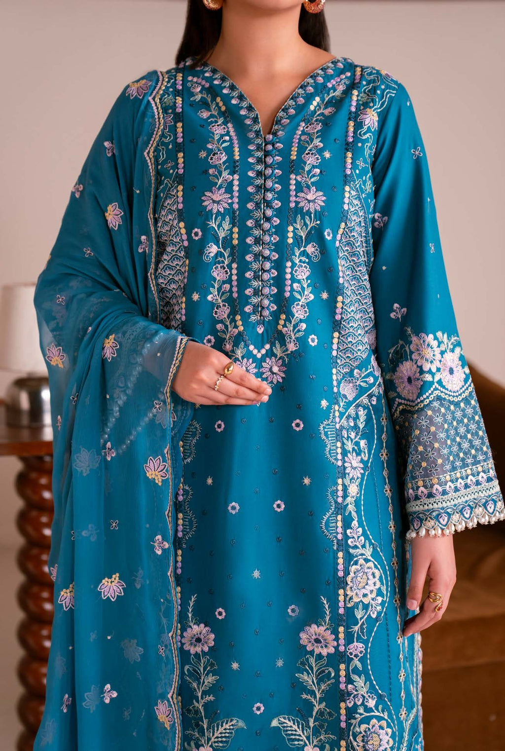 Maryum & Maria unstitched Lawn