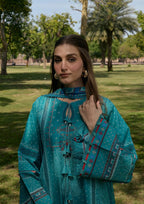Kahf Aangan Prints Chiffon '26 – Kehkashan – Unstitched 3 Piece