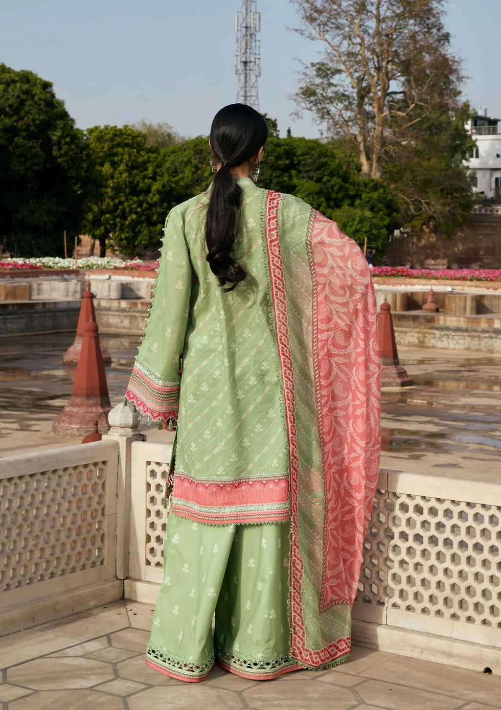 Kahf Aangan Prints Chiffon '26 – Gul Bahar – Unstitched 3 Piece