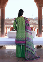 Kahf Aangan Prints Chiffon '26 – Rumi – Unstitched 3 Piece