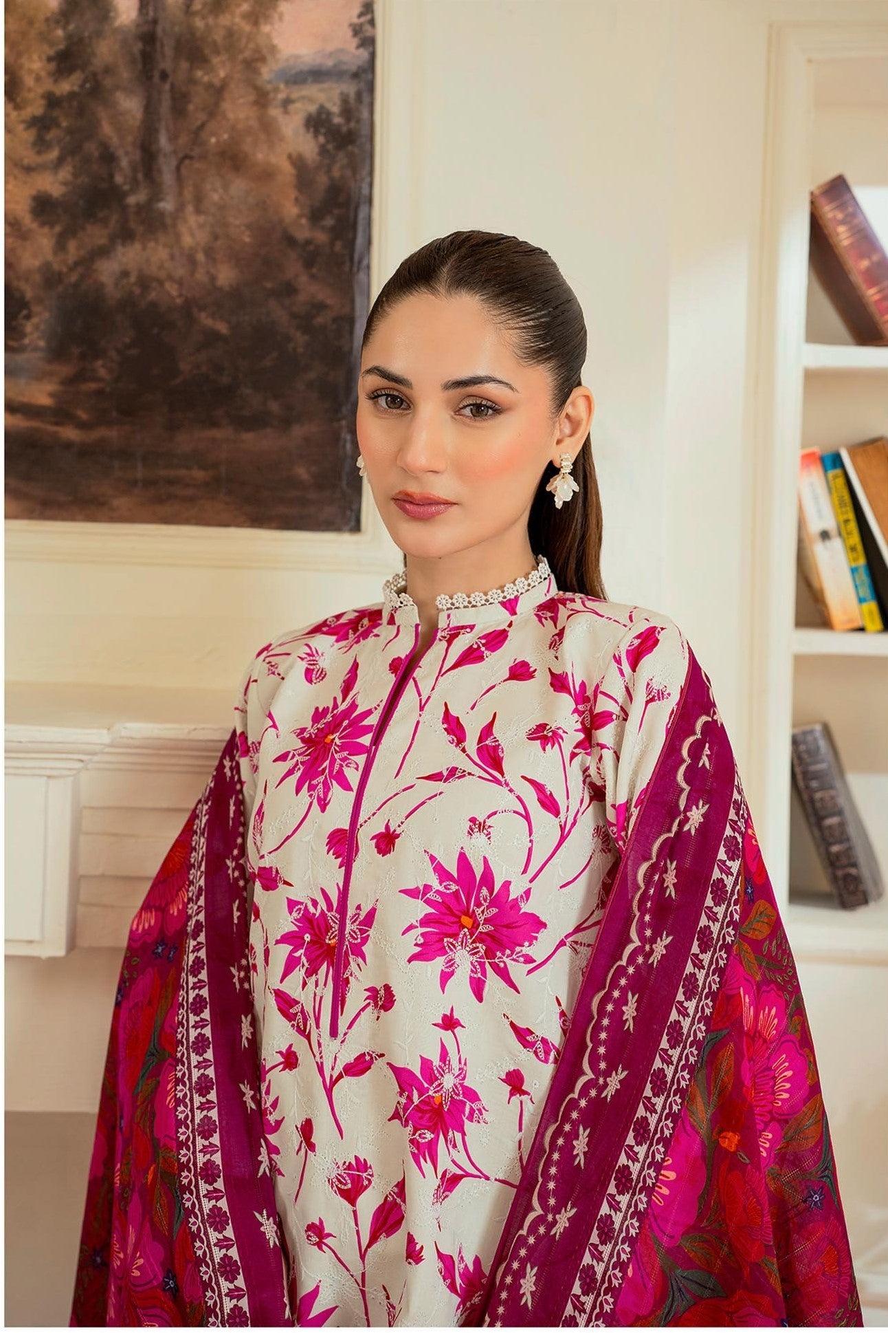 Raha Premium Printkari by Rajbari Vol 02 - Design 10 - Unstitched 3 Piece