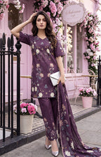 Coco Cords Printed 3 Piece CC-5-26-04 Unstitched image 3