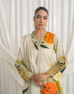GulAhmed Sunlit Flora Mehsuri Lawn Suit
