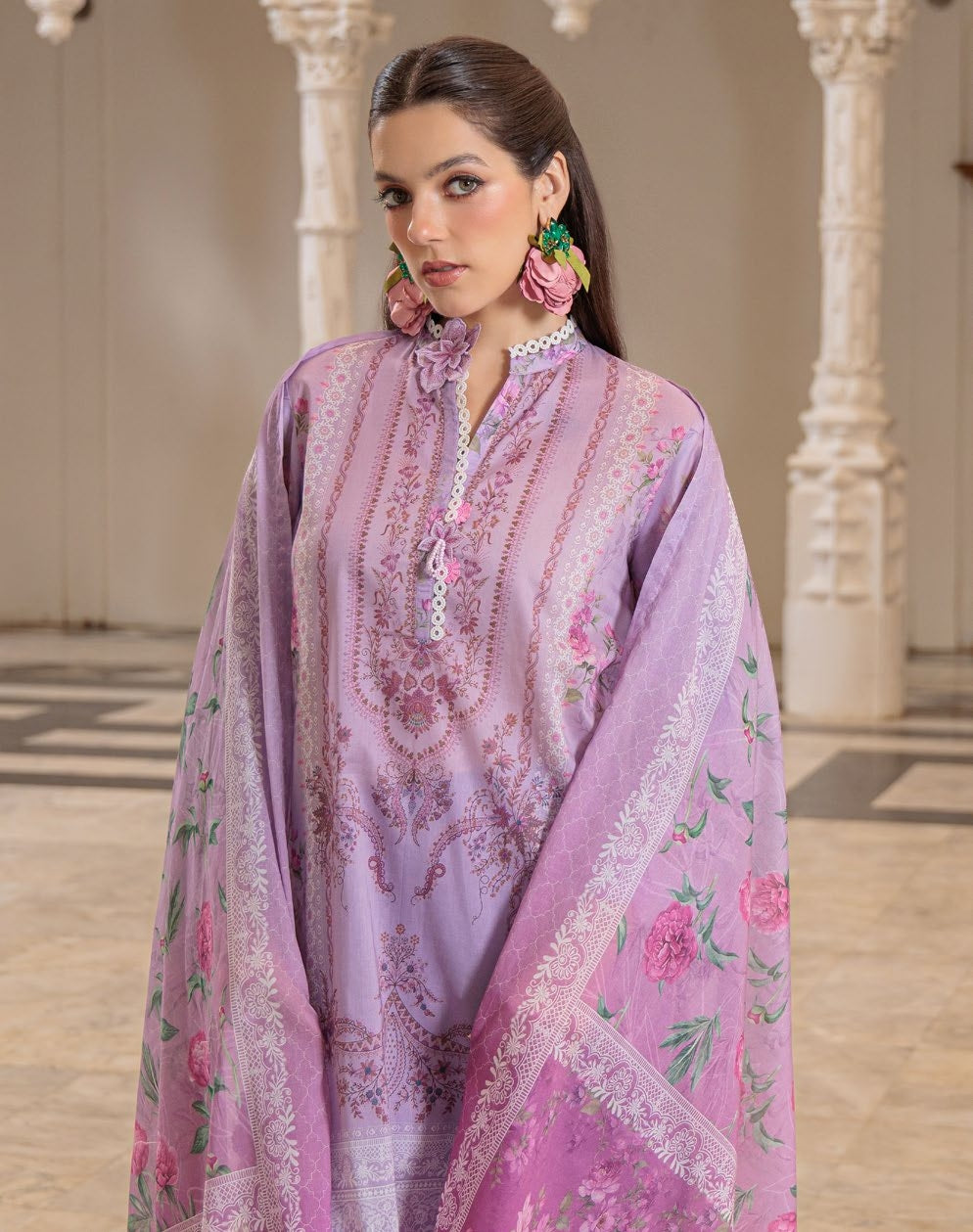 GulAhmed Gentle Motion Printed Lawn Suit