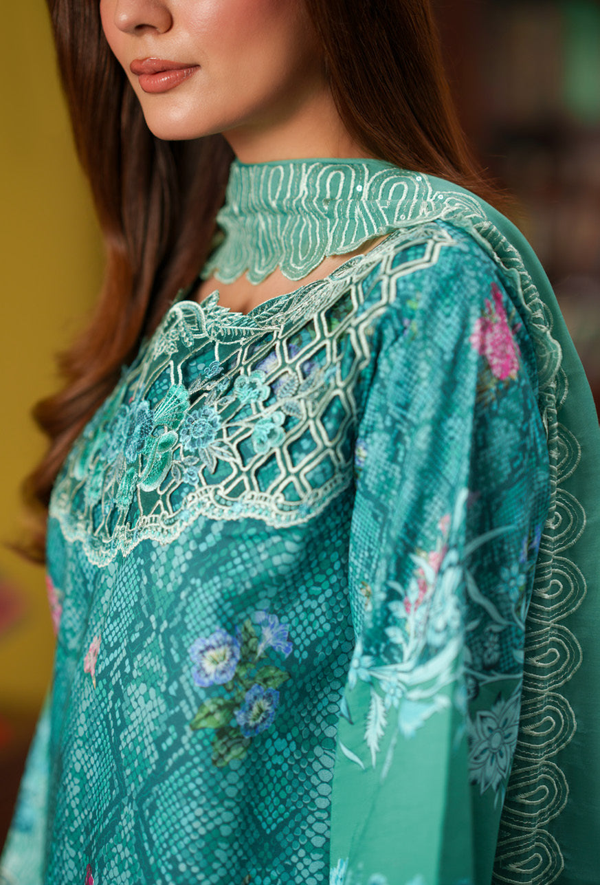 Parishay Azmir Printed Lawn 3 Piece Suit