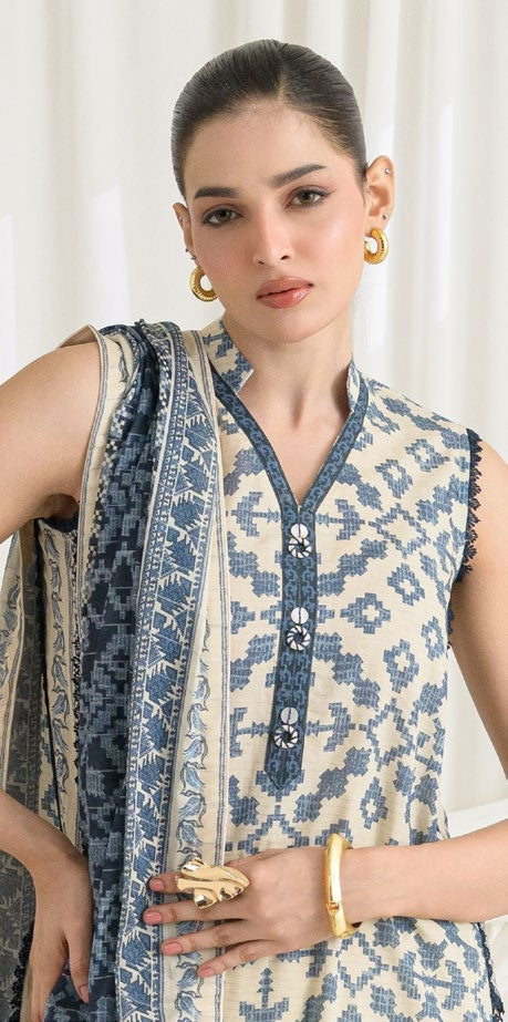 GulAhmed Blossom Thread Mehsuri Lawn Suit