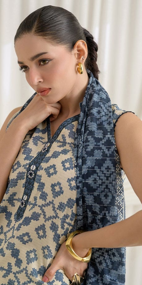 GulAhmed Blossom Thread Mehsuri Lawn Suit