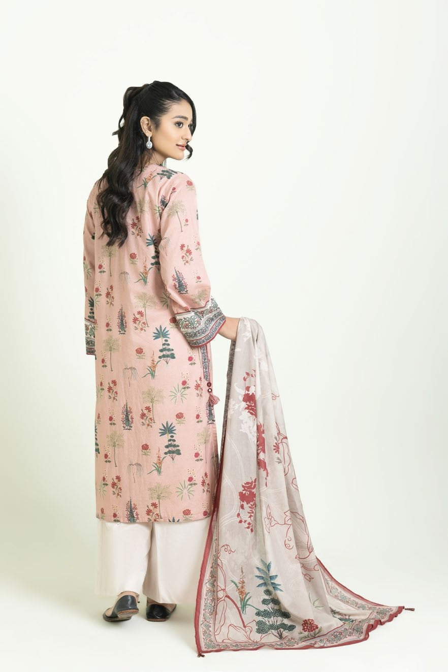 KHAS Lawn Suit Stitched2 Piece