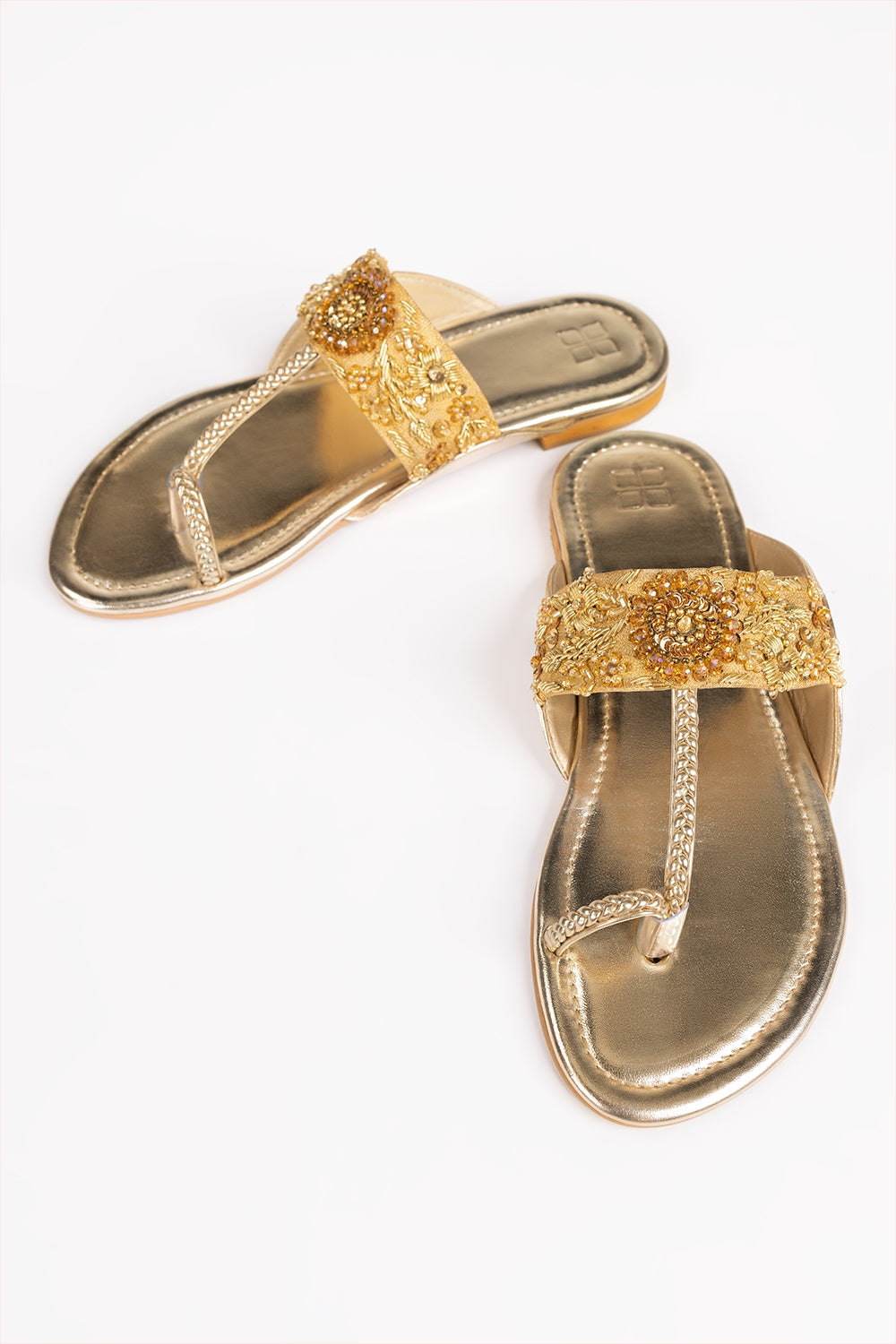Women Golden Kolhapuri