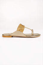 Women Golden Kolhapuri
