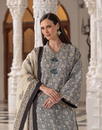 GulAhmed Elegant Drift Printed Lawn Suit