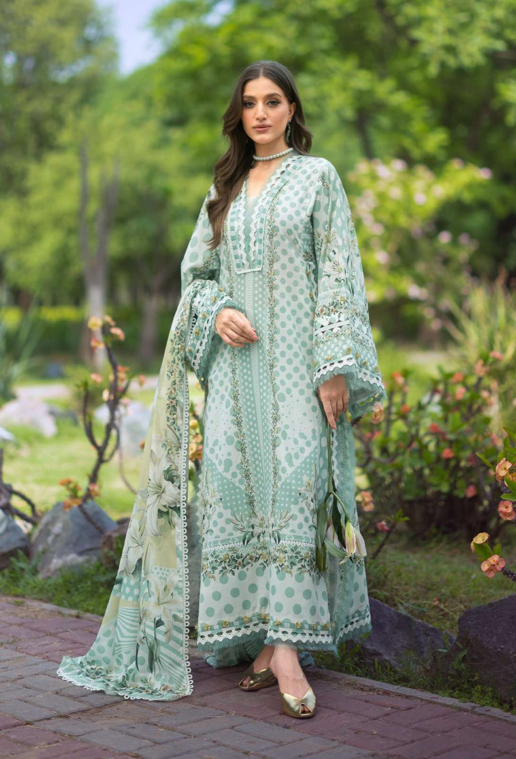Elaf Bridgerton Ciela Belle Printed Lawn 3 Piece Suit